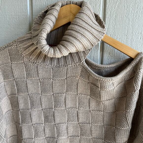 STAUD Cream Turtleneck Sweater - Picture 4 of 10